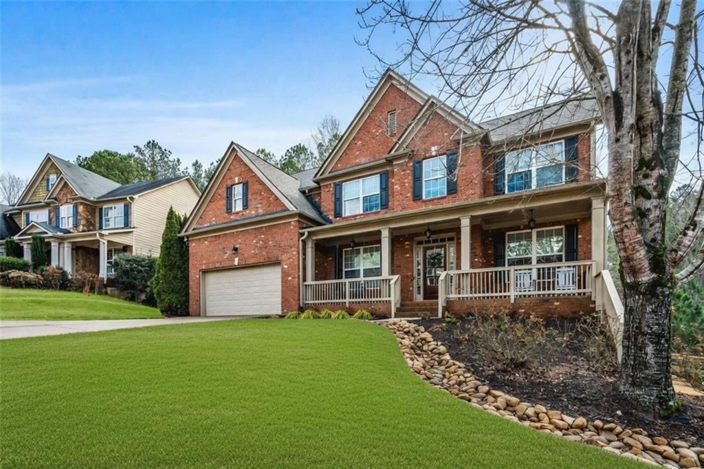 1122 Flagstone Way Acworth, GA 30101 - Photo 3 of 50 front view of house with a yard