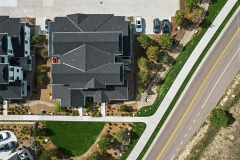 a view of swimming pool from a balcony