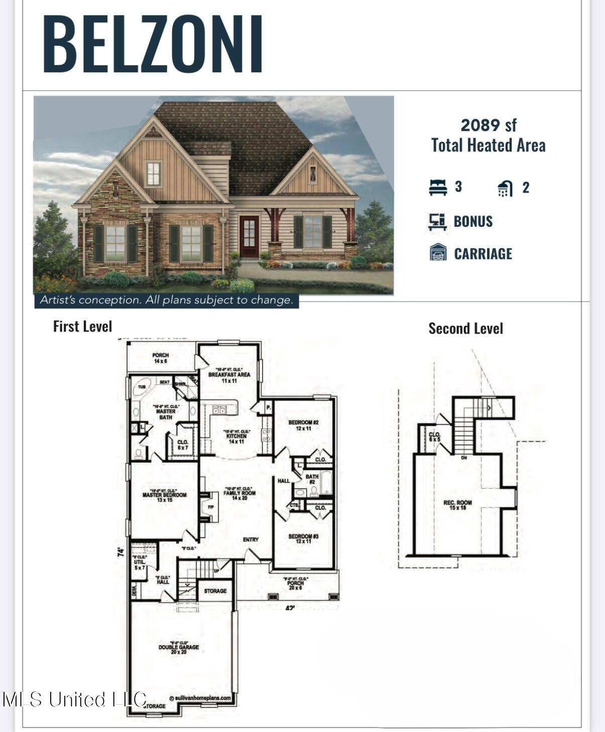 767 Coahoma Court Nesbit, MS 38651 - Photo 32 of 37 Belzoni Rendering