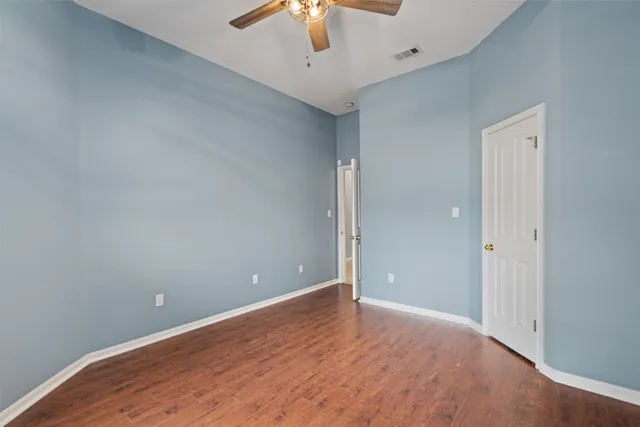 wooden floor in an empty room