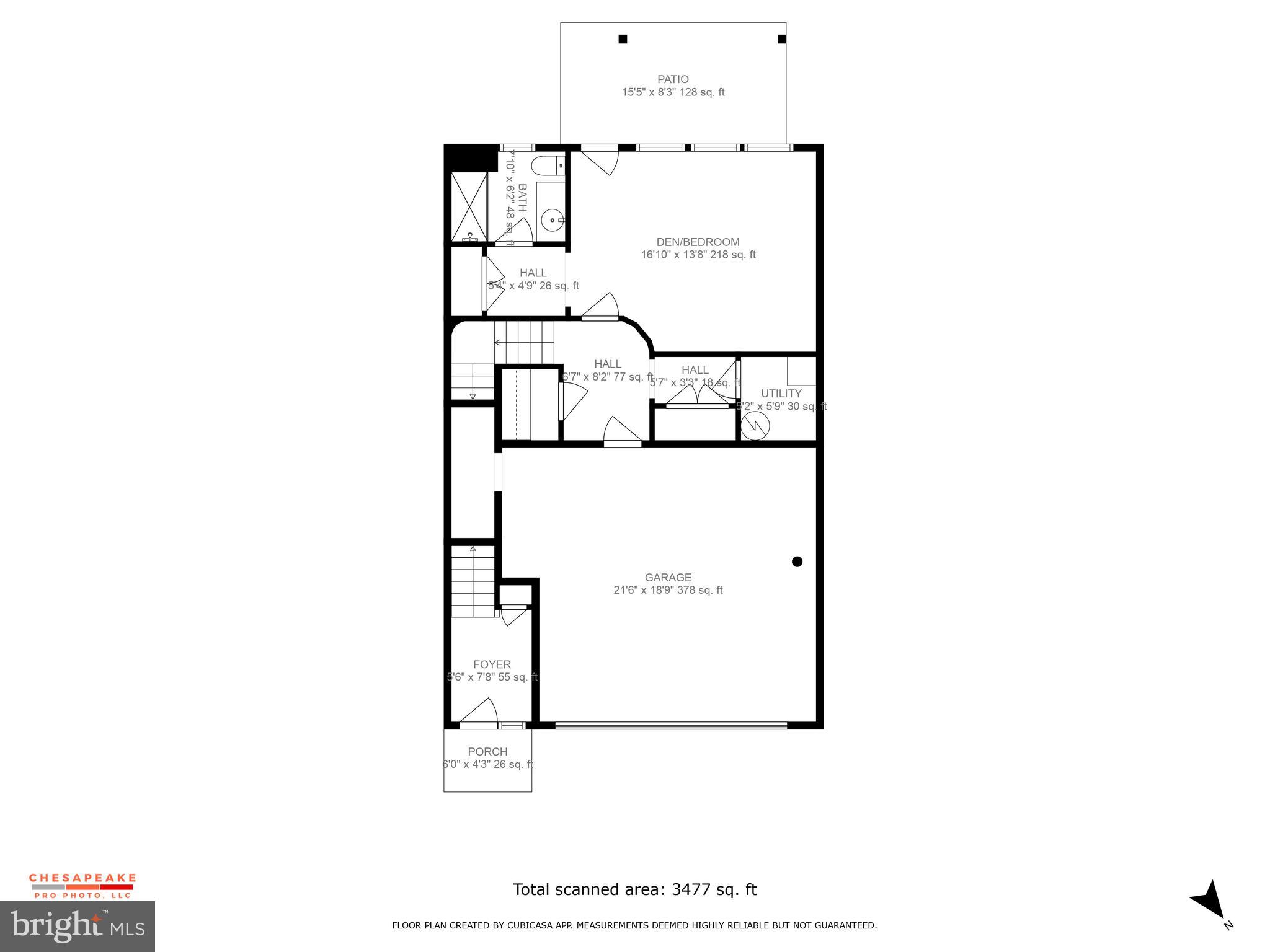 2804 Persimmon Place, Unit D3 Cambridge, MD 21613 - Photo 46 of 49 a picture of a bench in front of a wall