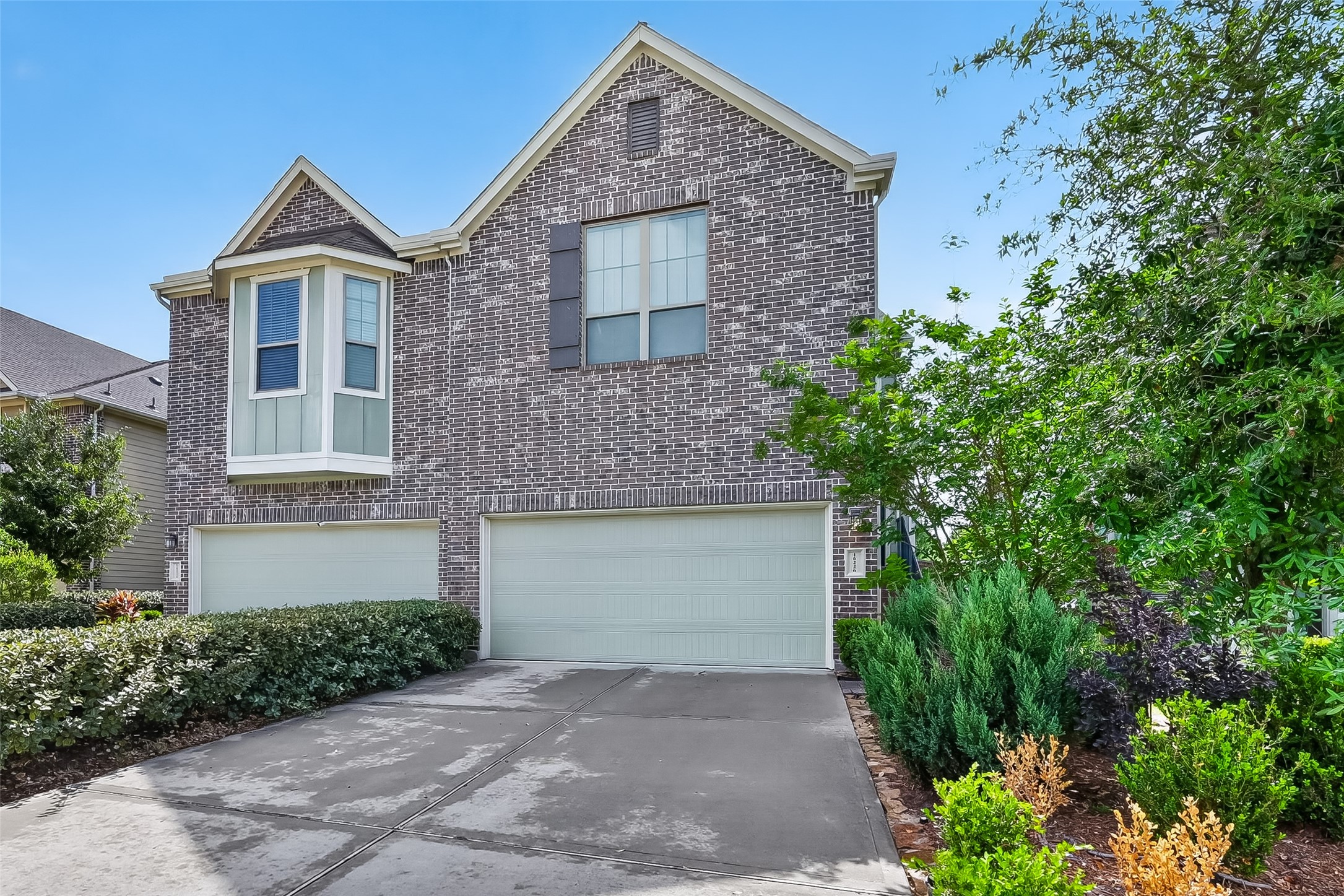 Front elevation with clean curb appeal and modern exterior