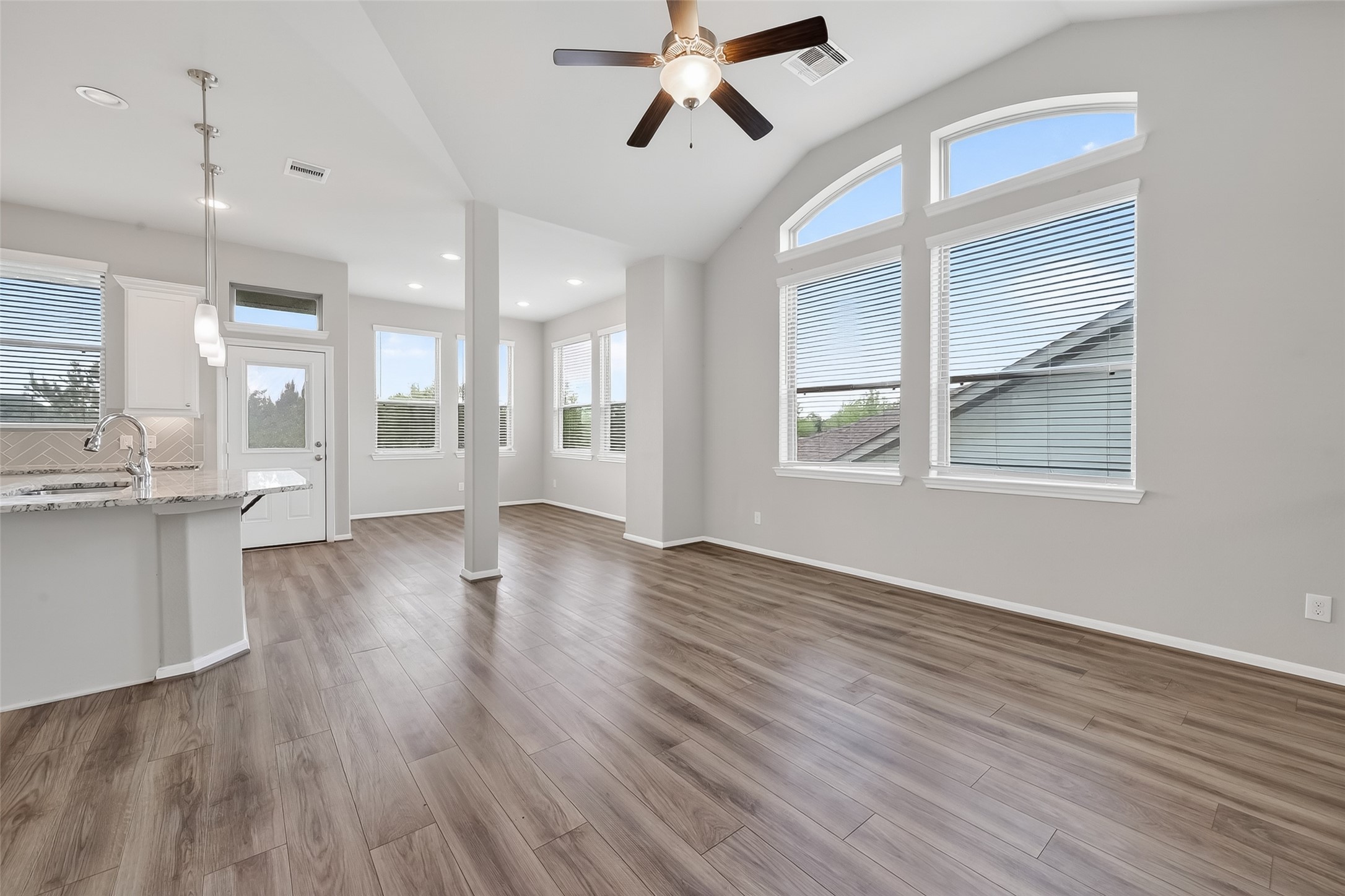 16226 Rattlesnake Run Trail Cypress, TX 77433 - Photo 9 of 37 Alternate view of living room showing open layout