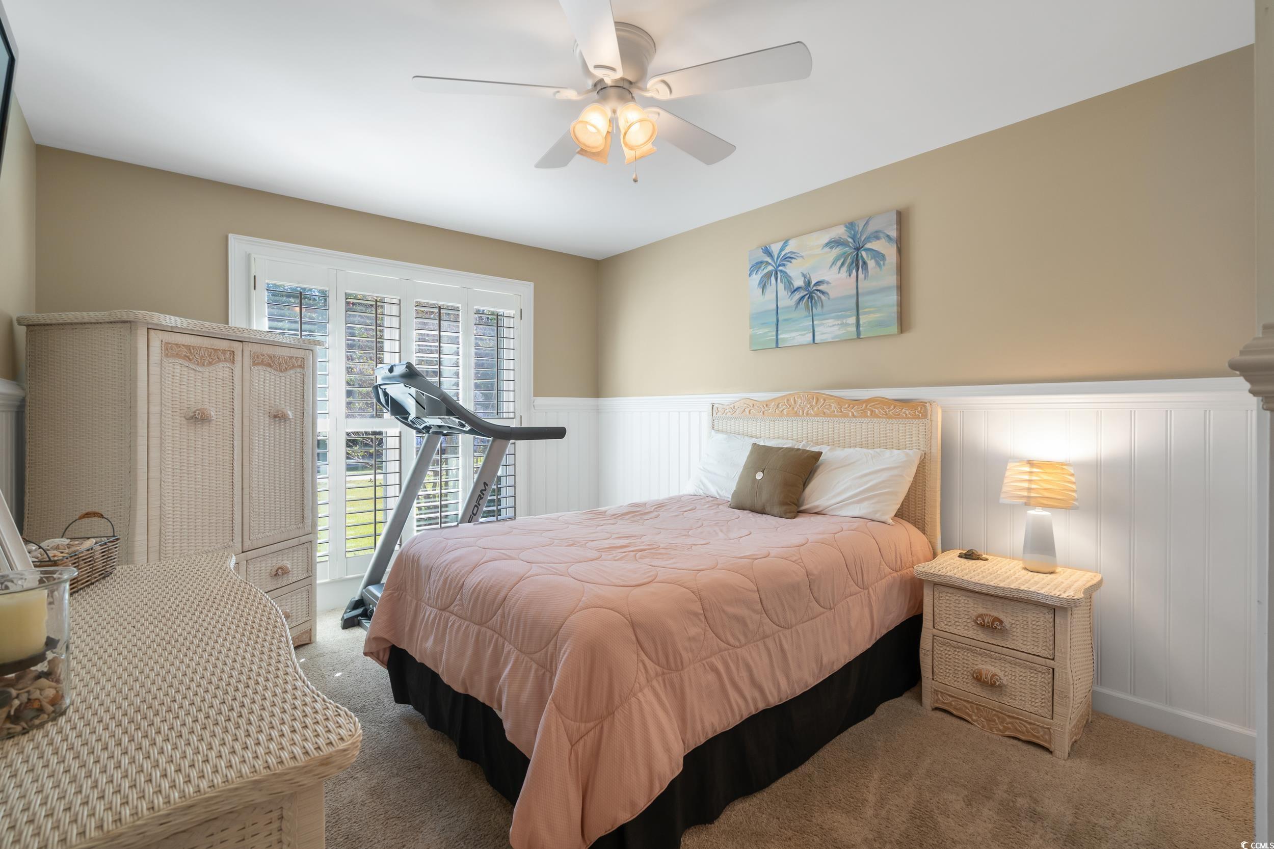 824 Mount Gilead Pl Drive Murrells Inlet, SC 29576 - Photo 29 of 40 Bedroom with carpet and ceiling fan