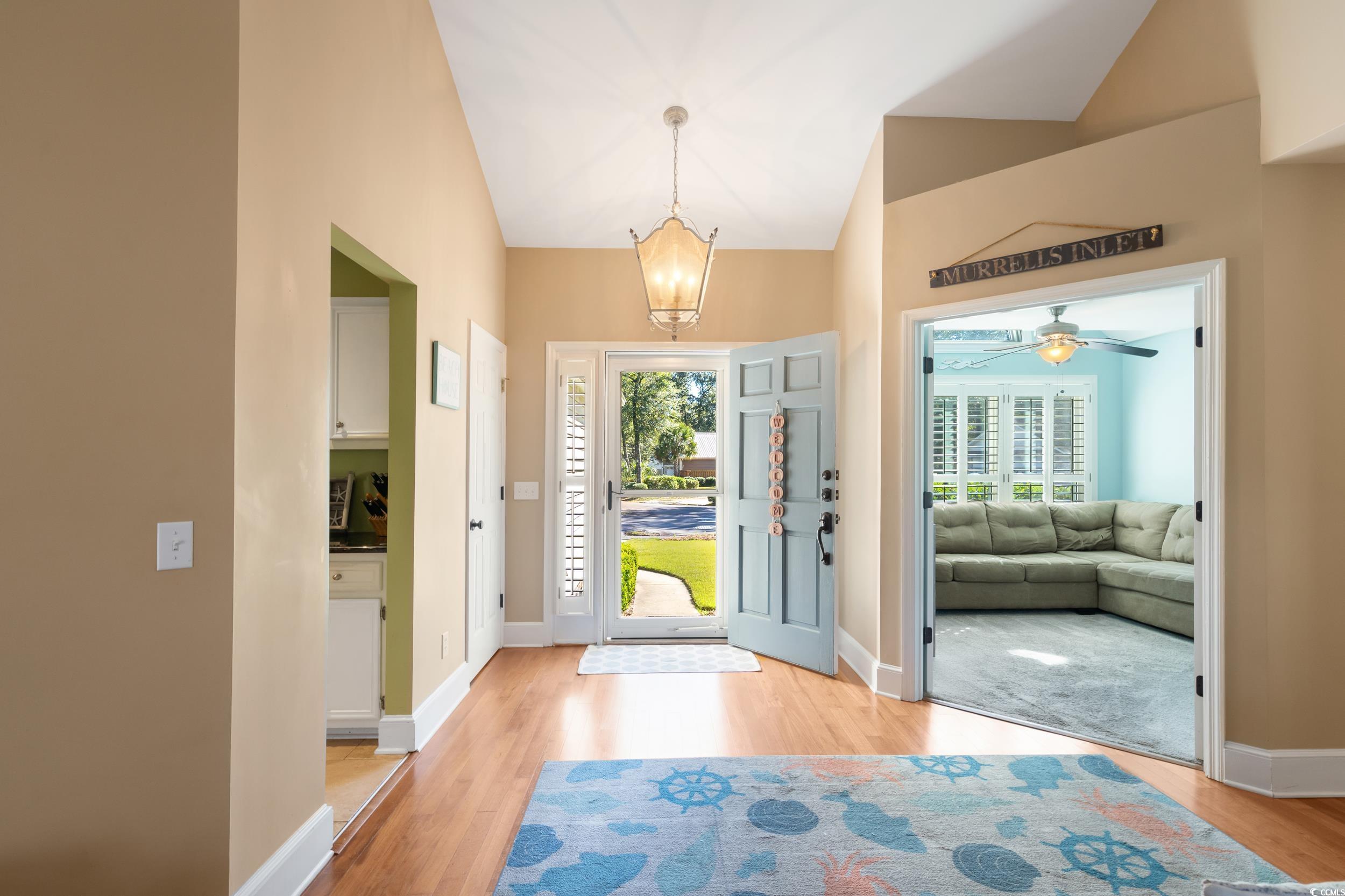 824 Mount Gilead Pl Drive Murrells Inlet, SC 29576 - Photo 7 of 40 Entrance foyer featuring light hardwood / wood-sty