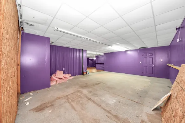 a room with furniture