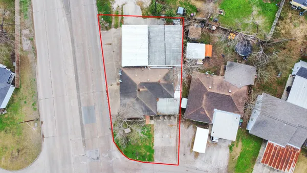 an aerial view of a city with lots of residential buildings