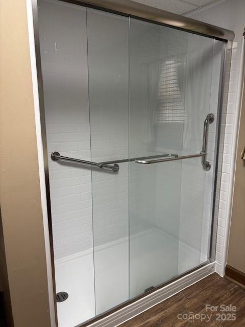 1250 21st Avenue Northeast Hickory, NC 28601 - Photo 18 of 27 a bathroom with a glass shower door