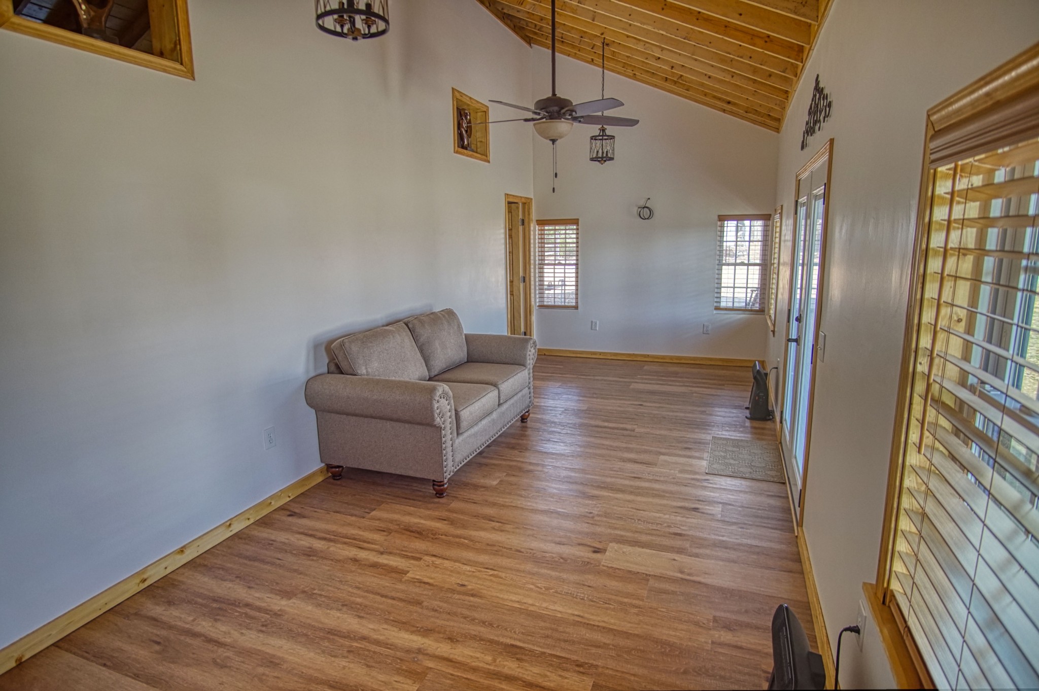 490 Vanntown Road Elora, TN 37328 - Photo 8 of 20 a hallway with wooden floor windows and stairs