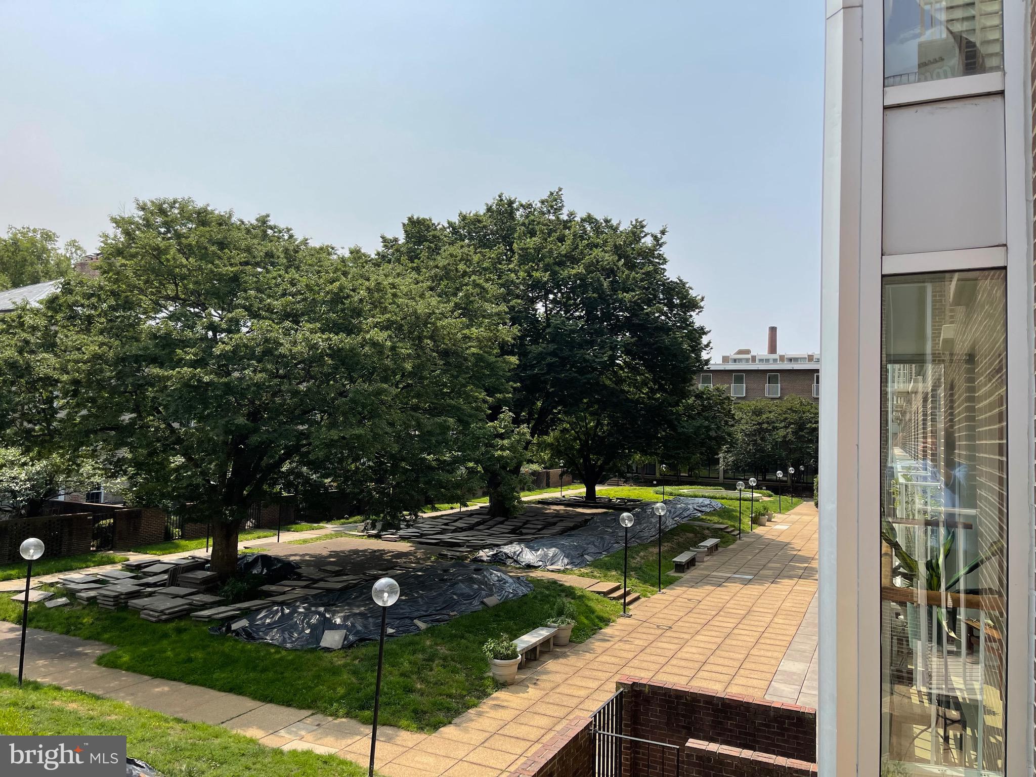 510 N Street Southwest, Unit N223 Washington, DC 20024 - Photo 24 of 51 Looks out to landscaped quiet ! English courtyard
