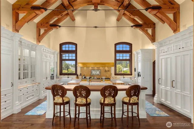 a front view of a building