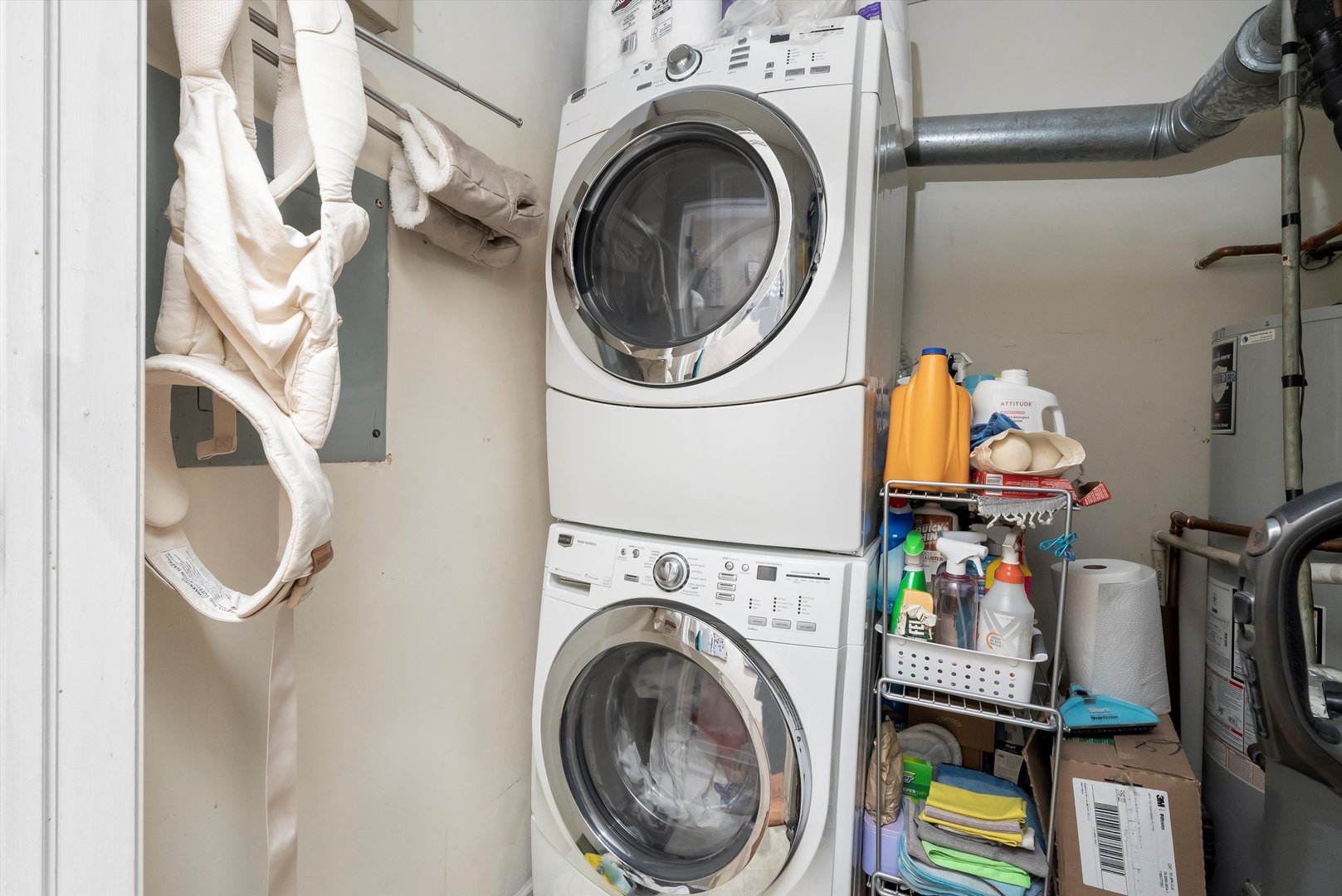2839 North Burling Street, Unit 3N Chicago, IL 60657 - Photo 23 of 32 a utility room with dryer and washer