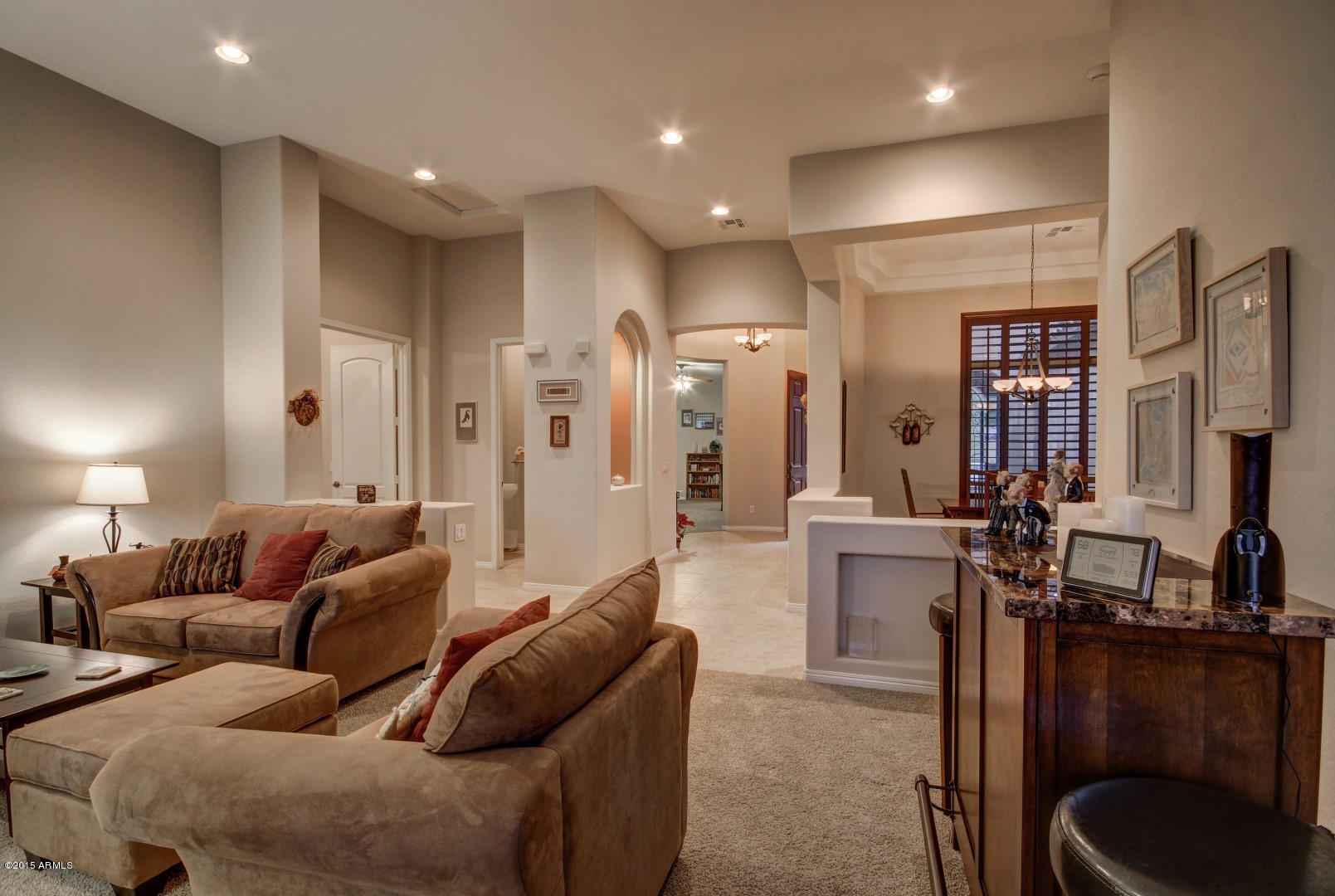 1714 West Brianna Road Phoenix, AZ 85085 - Photo 46 of 68 Living room/hallway
