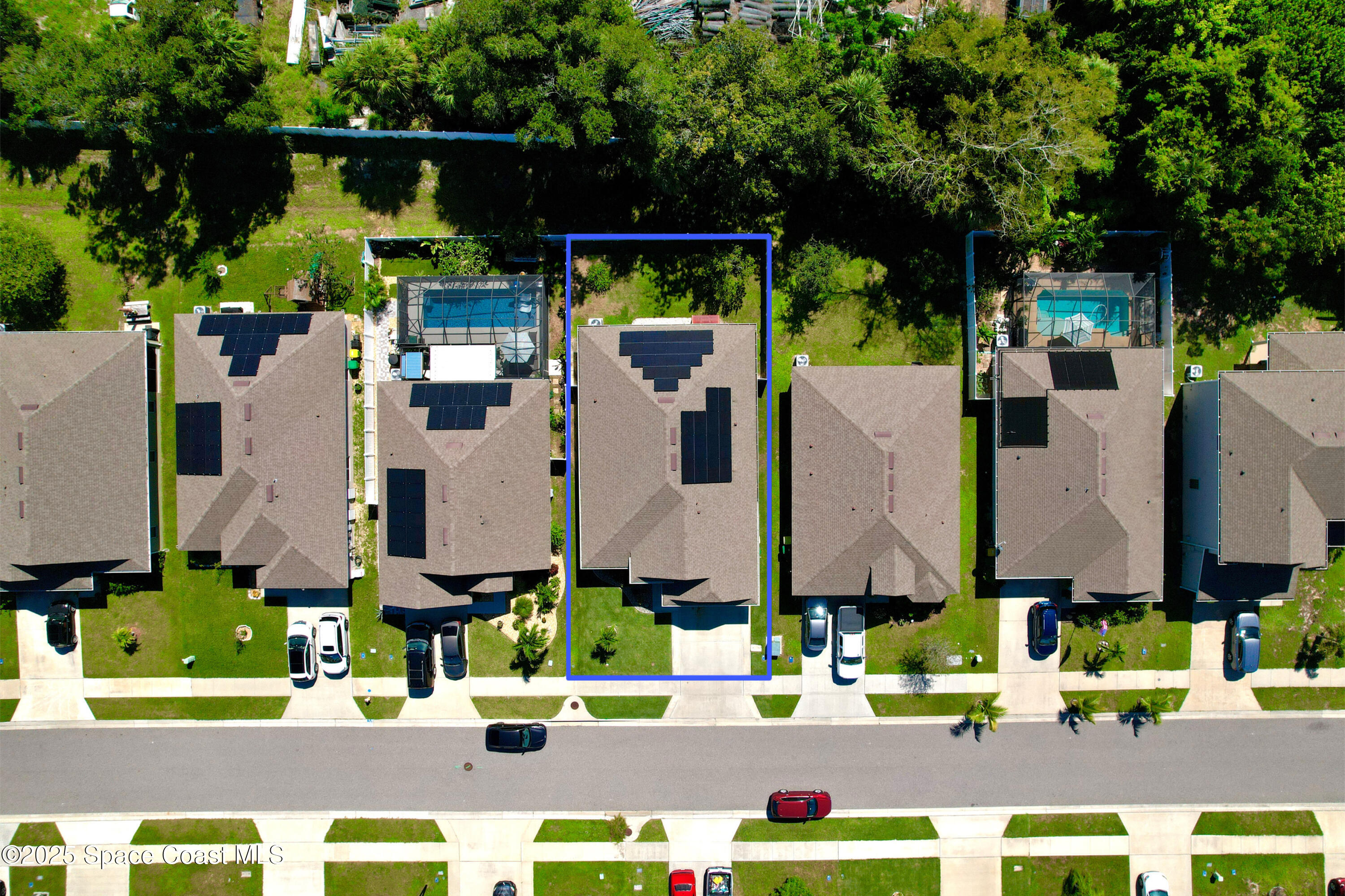 711 Tupelo Circle Cocoa, FL 32926 - Photo 41 of 47 an aerial view of multiple house