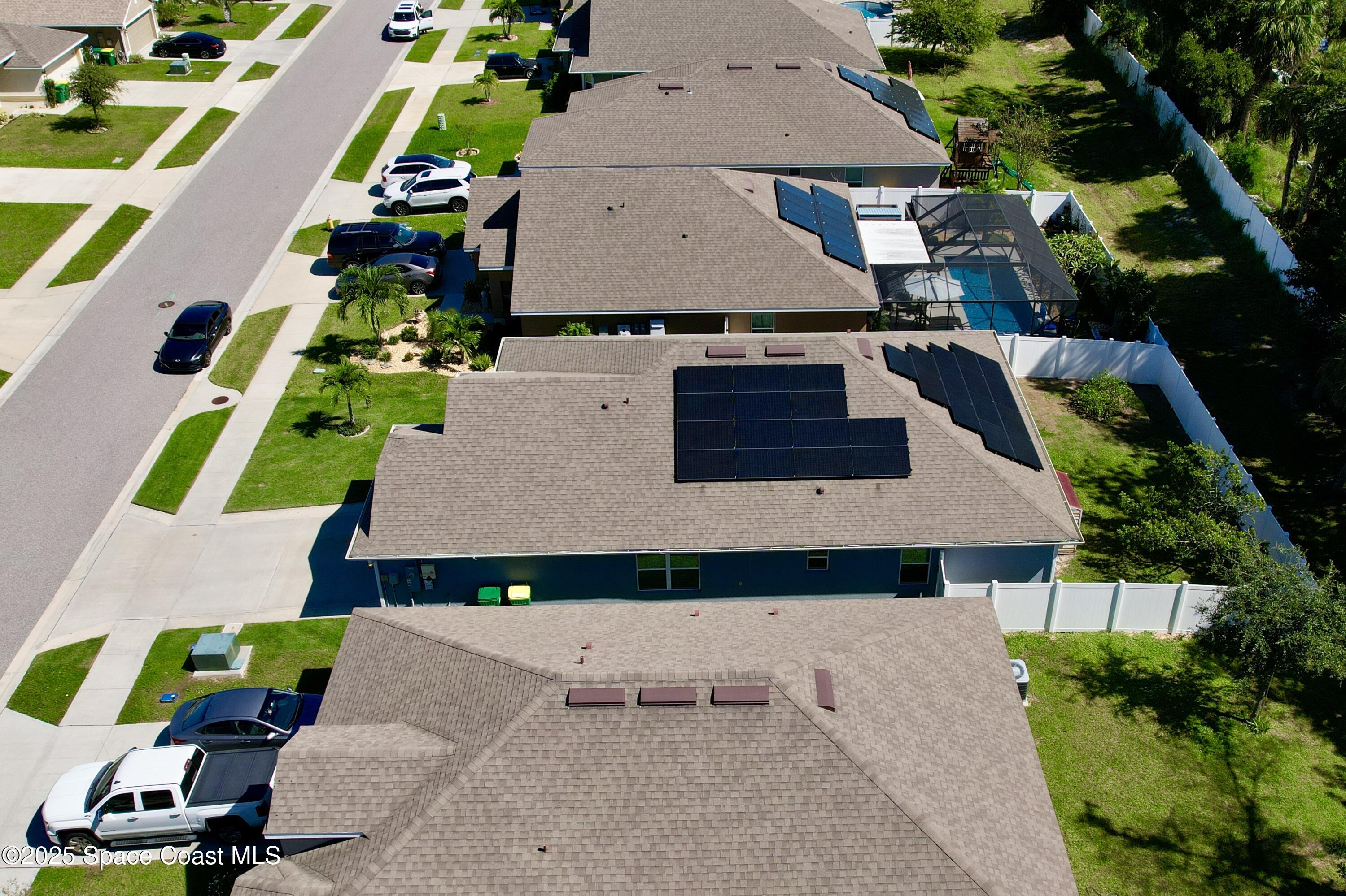 711 Tupelo Circle Cocoa, FL 32926 - Photo 43 of 47 an aerial view of a house with a garden
