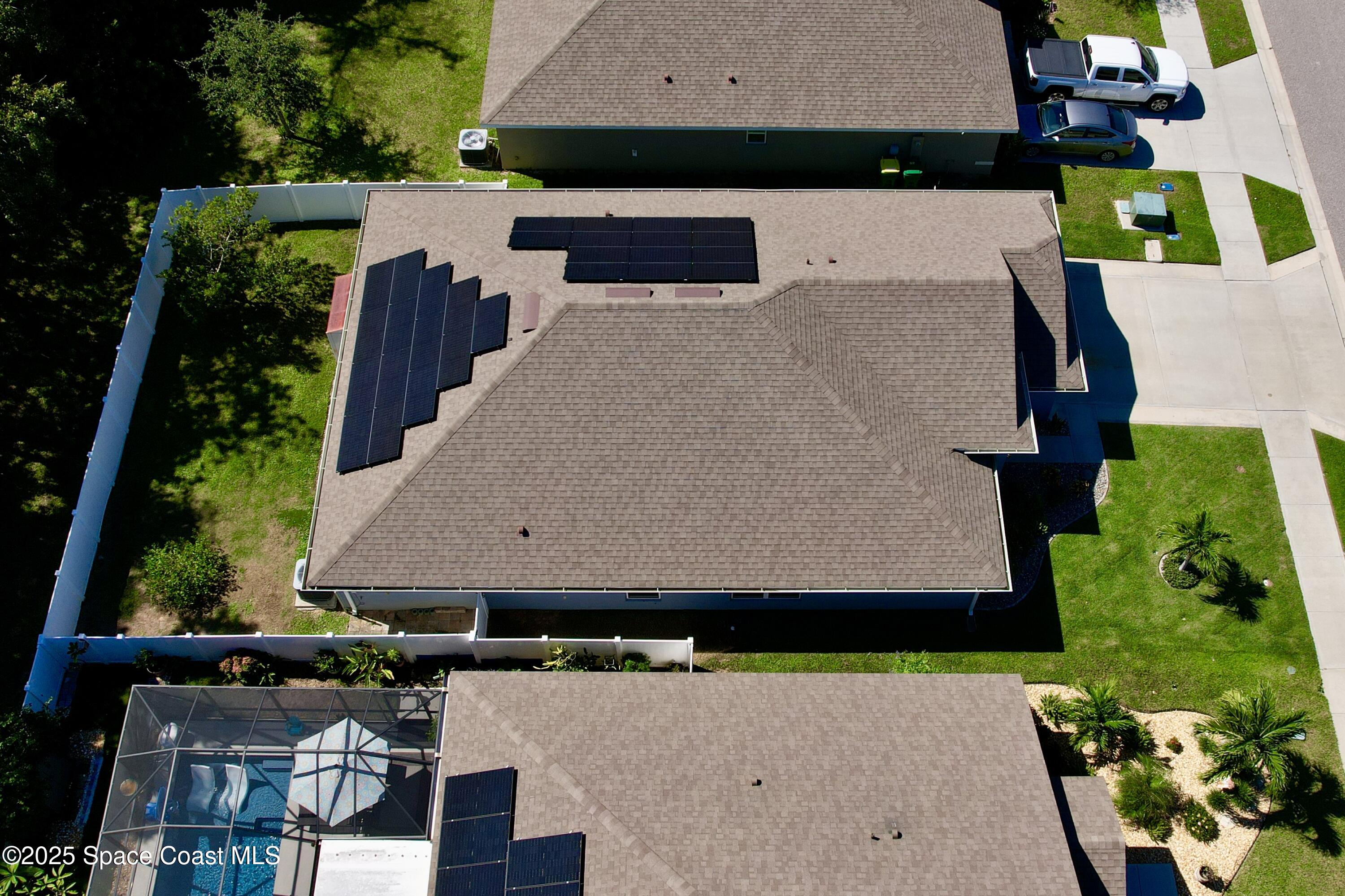 711 Tupelo Circle Cocoa, FL 32926 - Photo 45 of 47 an aerial view of a house with garden space and street view
