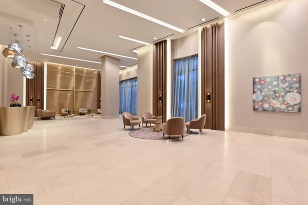 a view of room with lobby