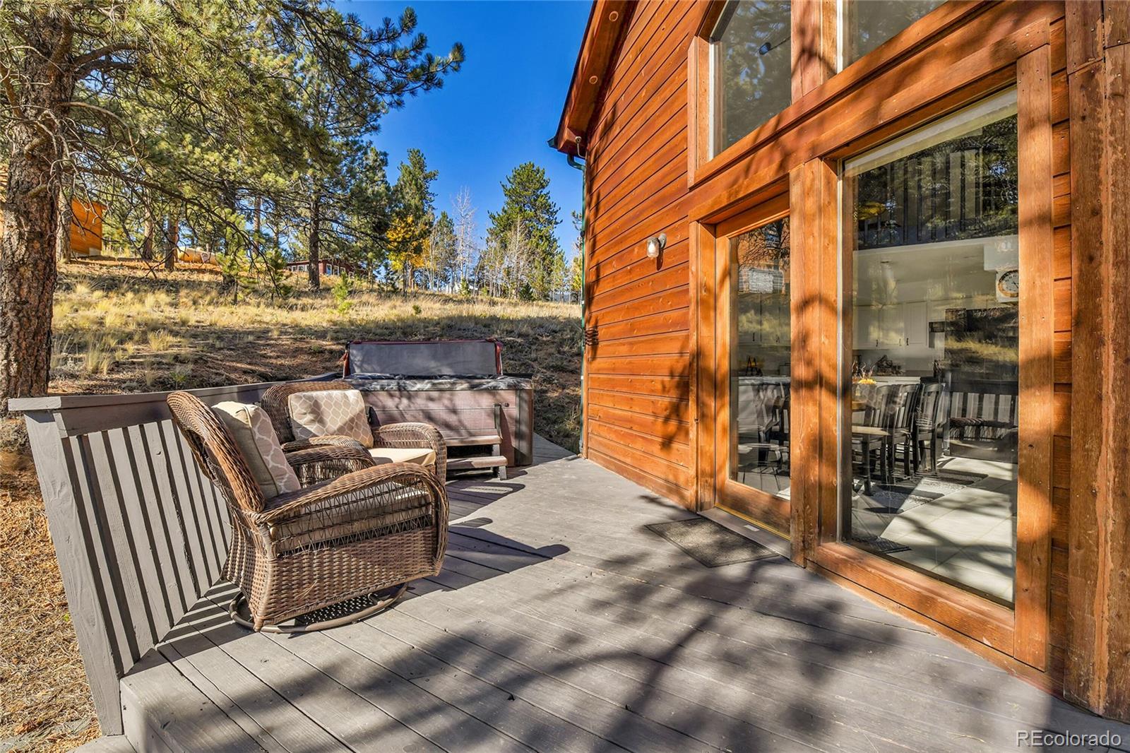 311 Nellie Road Bailey, CO 80421 - Photo 35 of 42 a view of outdoor space with seating area