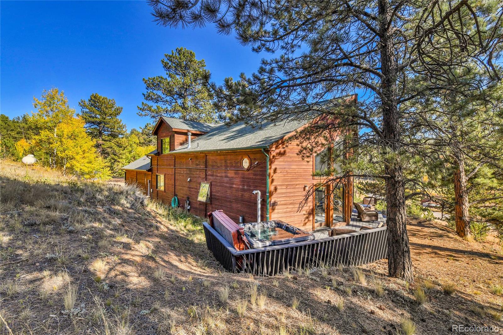 311 Nellie Road Bailey, CO 80421 - Photo 36 of 42 a view of outdoor space and garden