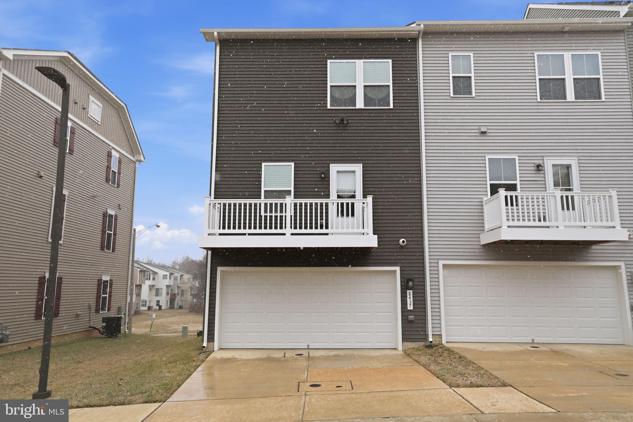 8437 Hamlin Street Lanham, MD 20706 - Photo 32 of 34 Garage & driveway