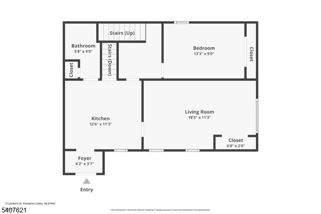 $3,000 | 2 Lambert Street, Unit 1, Pompton Lakes, NJ 07442