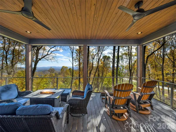 a outdoor space with patio furniture