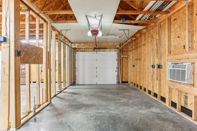 a view of a porch with a flat screen tv