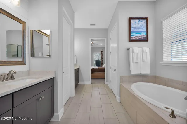 a house view with a outdoor space