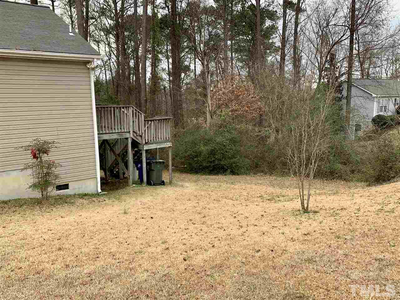 1117 Thelonious Drive Raleigh, NC 27610 - Photo 23 of 25 a view of a backyard