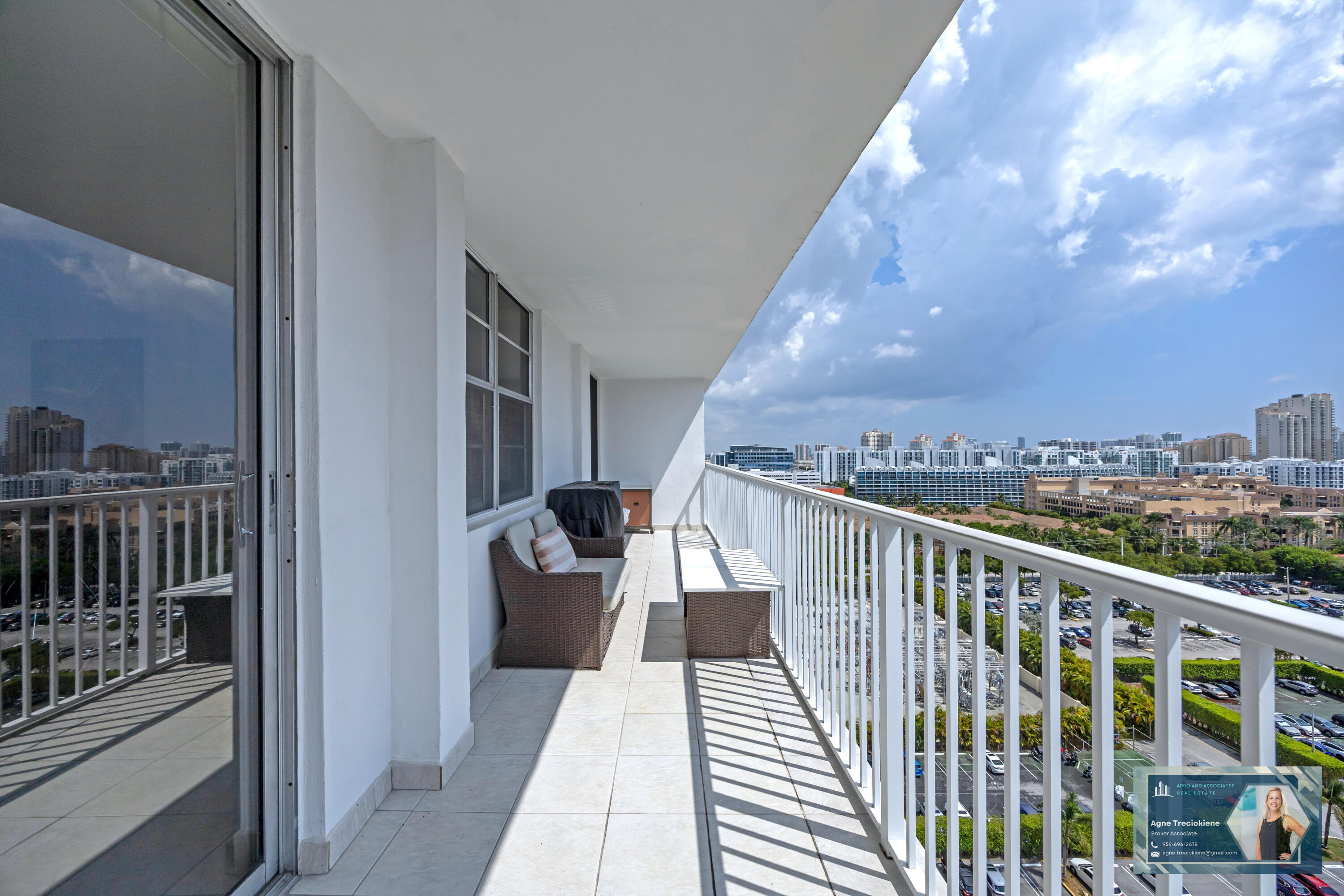 2801 Northeast 183rd Street, Unit 1606W Aventura, FL 33160 - Photo 4 of 53 a view of balcony with furniture
