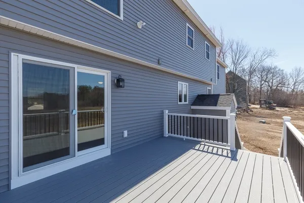 a view of a house with a deck