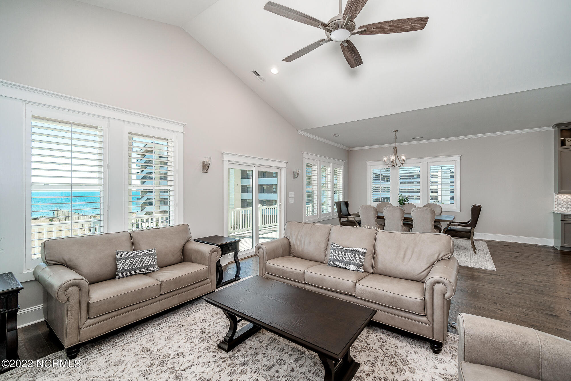 134 Ocean Bluff Drive Atlantic Beach, NC 28512 - Photo 11 of 64 LR w/ fireplace & cathedral ceilings