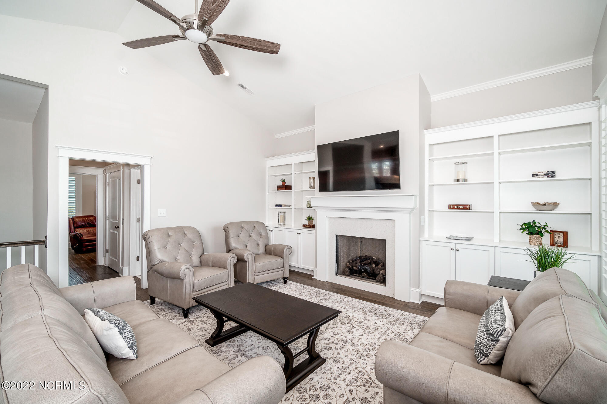 134 Ocean Bluff Drive Atlantic Beach, NC 28512 - Photo 12 of 64 LR w/ fireplace & cathedral ceilings