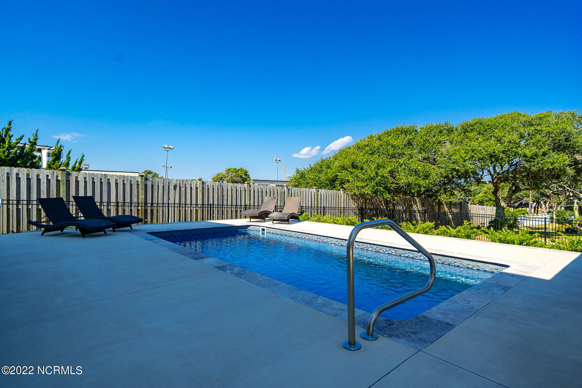 134 Ocean Bluff Drive Atlantic Beach, NC 28512 - Photo 55 of 64 Back yard pool