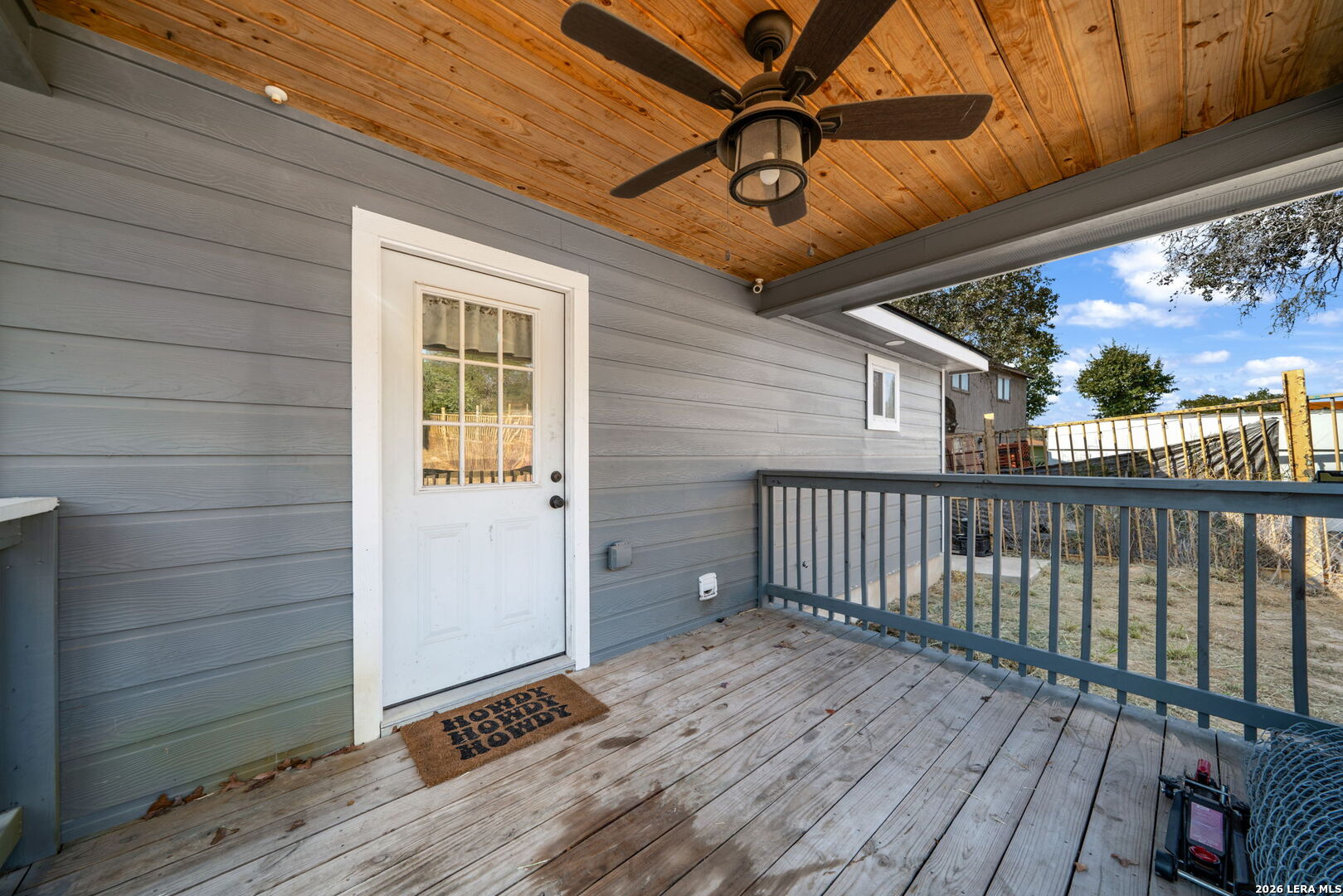 974 South Addison Street San Antonio, TX 78264 - Photo 33 of 37 a view of a balcony with wooden floor