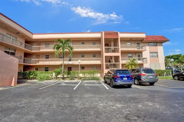 a car parked in front of a building