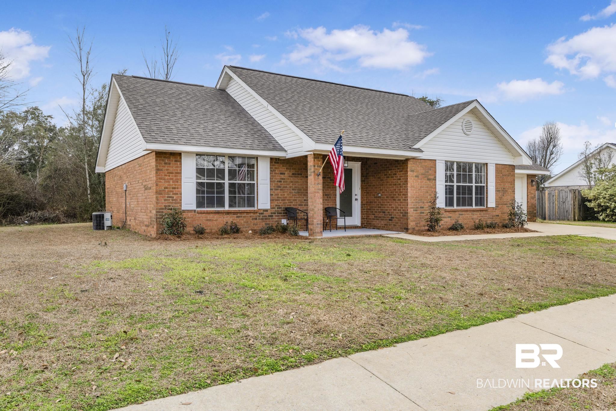 16330 Absalom Street Foley, AL 36535 - Photo 6 of 42 Ranch-style house with central AC and a front lawn