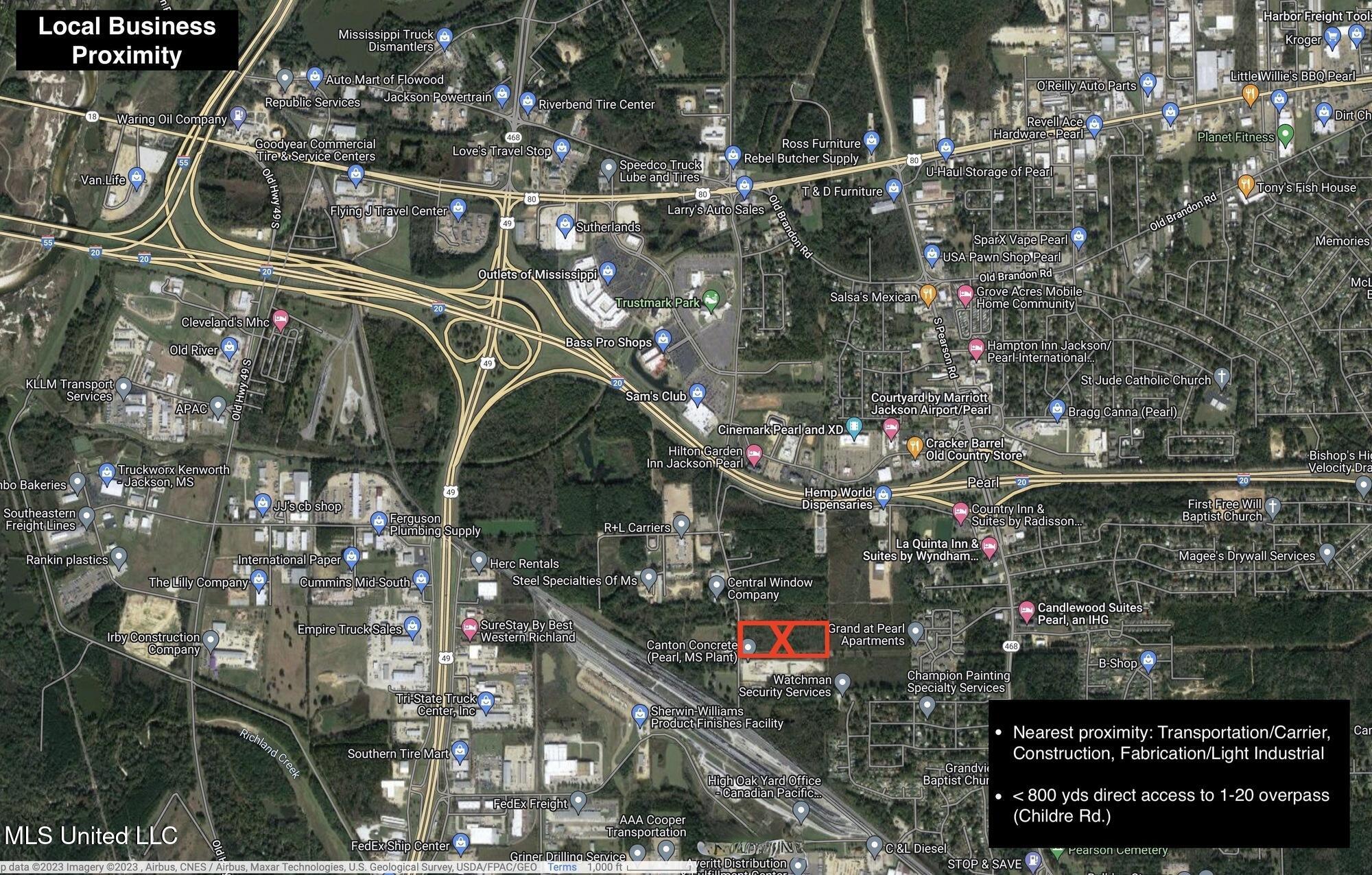 16.57 Childre Road Pearl, MS 39208 - Photo 2 of 2 ariel 2