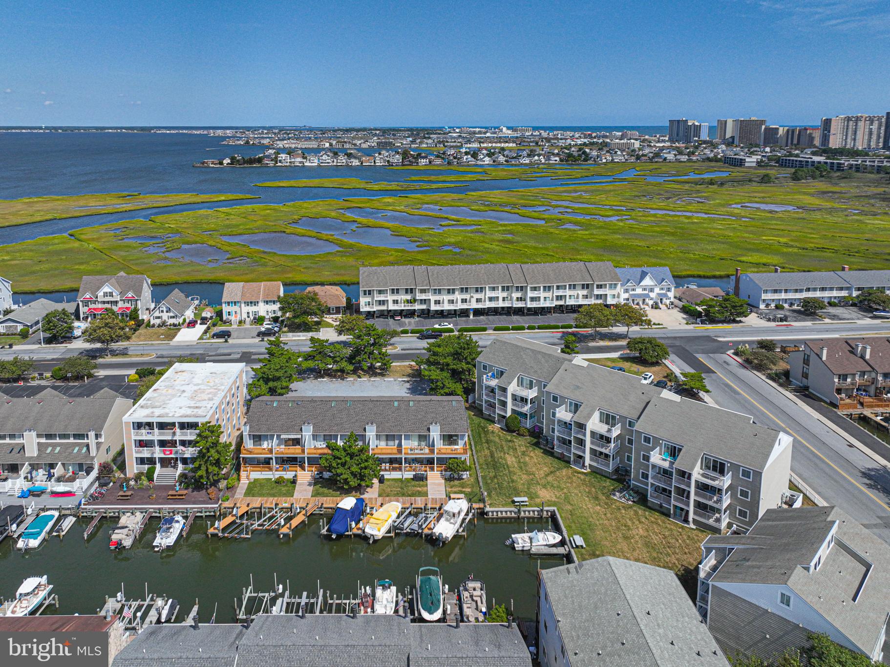 9203 Rusty Anchor Road, Unit A5 Ocean City, MD 21842 - Photo 57 of 60 a view of a city with an ocean view