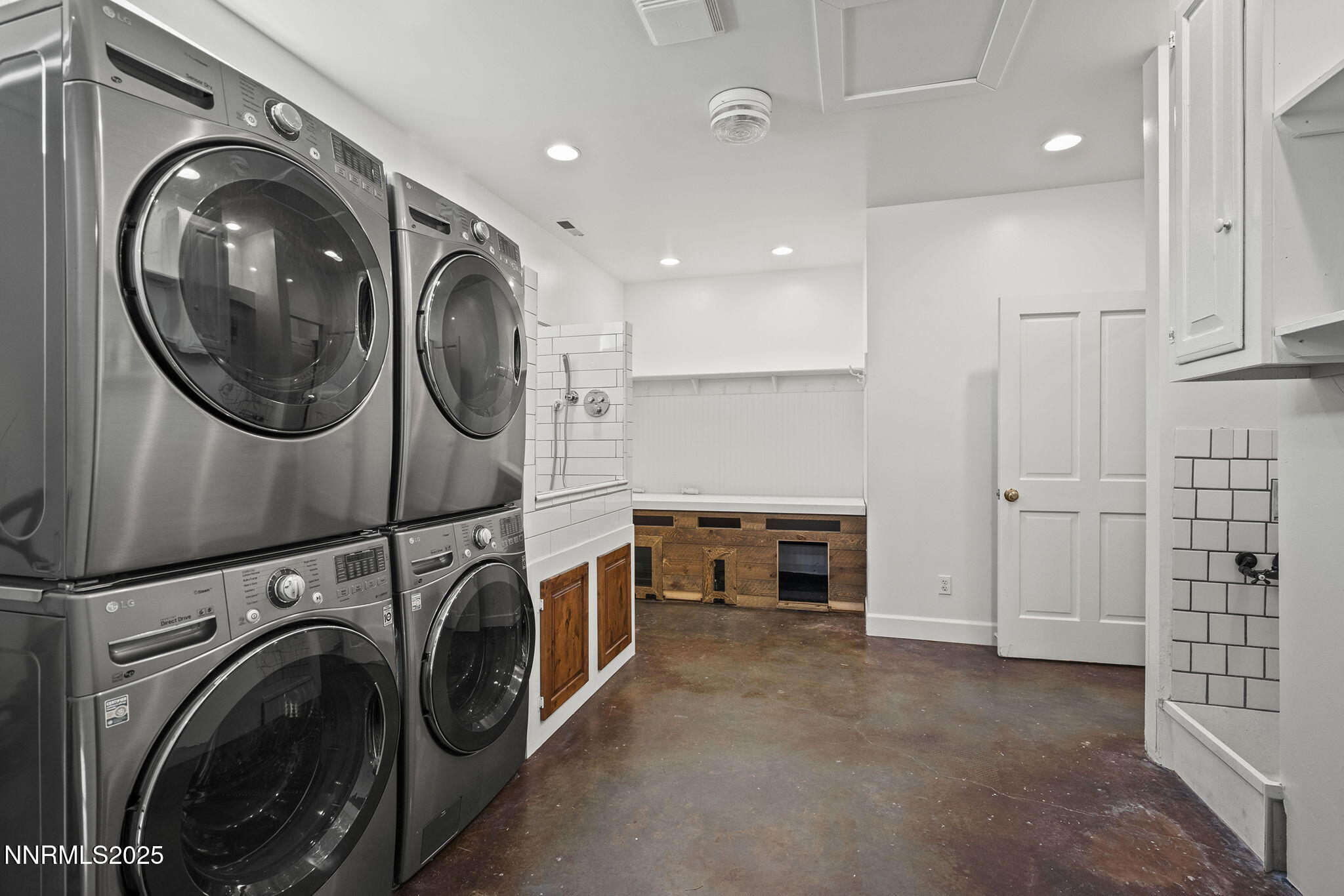5 Connie Way Reno, NV 89521 - Photo 34 of 54 a view of a storage & utility room with washer and dryer