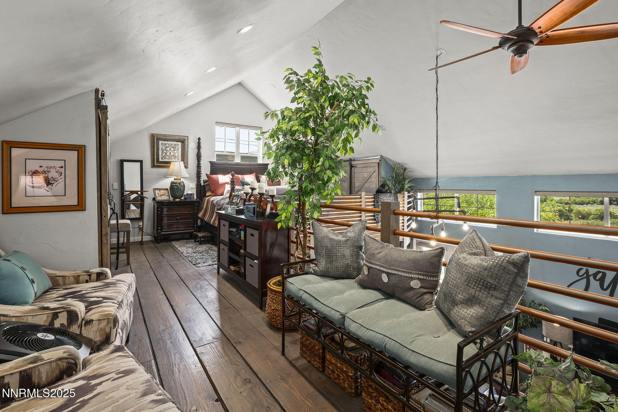 5 Connie Way Reno, NV 89521 - Photo 45 of 54 a living room with furniture and a potted plant
