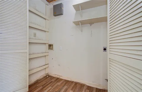 wooden floor in an empty room