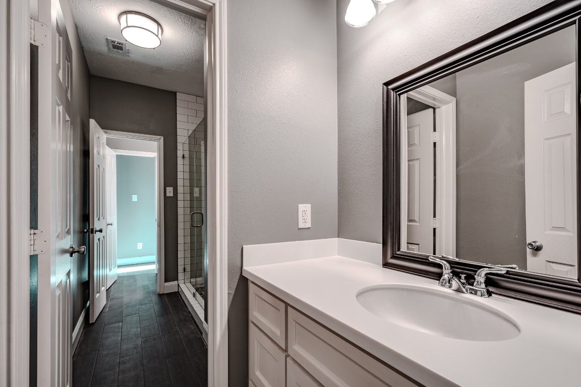 8515 Holly Spring Lane Baytown, TX 77523 - Photo 22 of 28 Full size secondary bathroom with shower