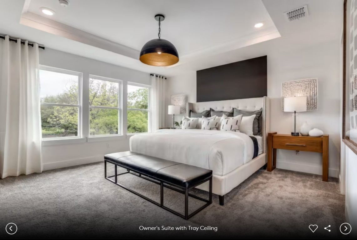 337 Foresail Road Leander, TX 78641 - Photo 10 of 12 a spacious bedroom with a bed and a large window