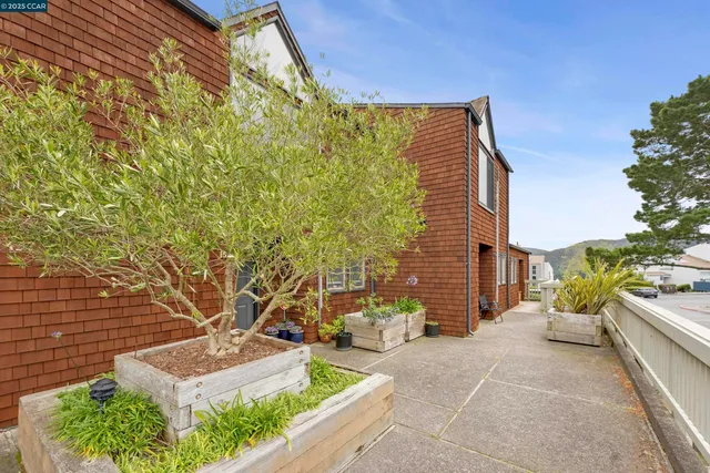 a view of a back yard of the house