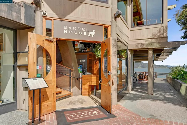 a sign on the side of a building