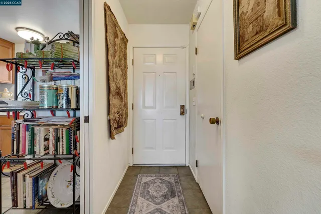 a view of hallway with elevator