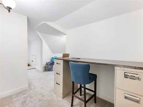 a view of empty room