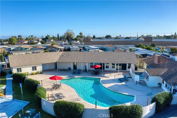 a view of a house with entertaining space
