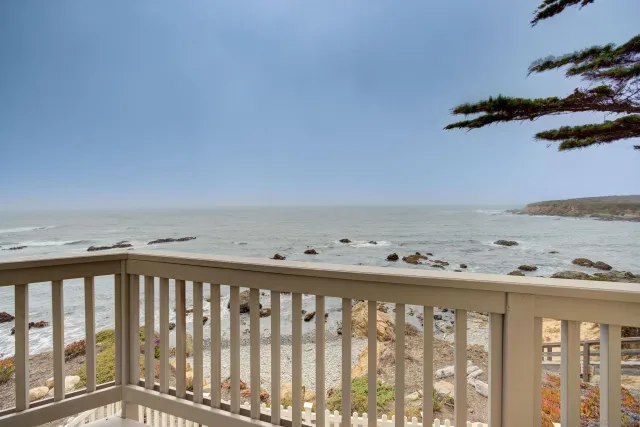 a city view from a balcony